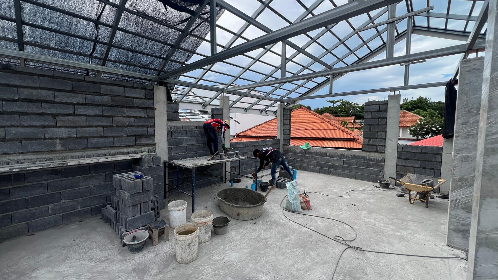 Hikaru Garden villas under construction