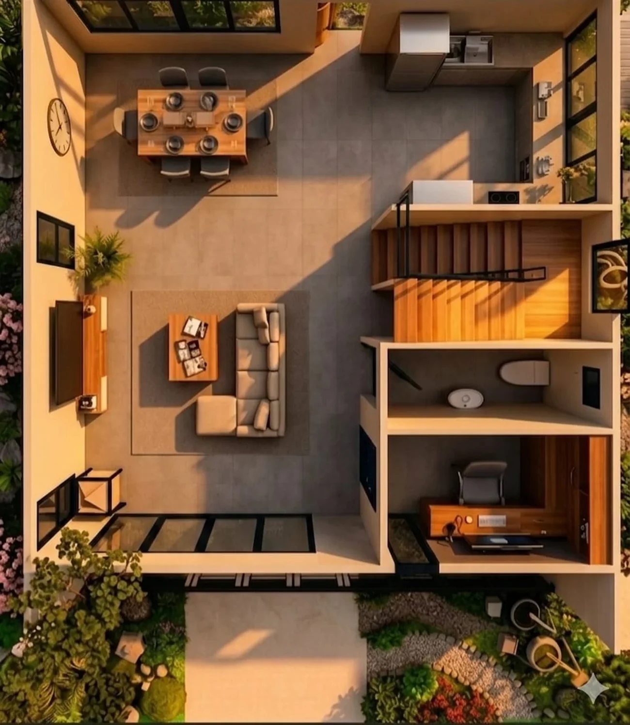 Hikaru Garden ground floor plan